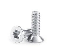 50pcs M2 5 en acier inoxydable SS304 Vis de machine à tête plate à tête plate Boulons les boules de corrosion haute résistance pour les appareils de communication du bureau à (M2,5 × 8)