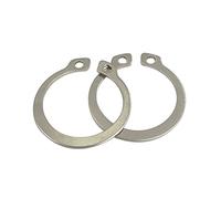 50Pcs M8-M18 Gourde Arbre En Acier Inoxydable Type C Élastique Circlip Externe Bague De Retenue Pince Ressort Rondelle De Verrouillage (Taille : M10, Couleur : 50Pcs)(M8)