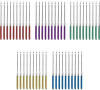 50Pcs Machine Aiguille Couleur Tige AntiJumping Thread Point Alloy Remplacement Aiguille à coudre