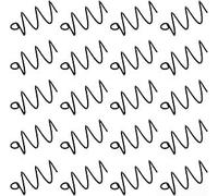50pcs Meat Coils Bait Holders Screw-In for Carp | Screw-in design, holds soft baits firmly, prevents casting detachment, ideal for meat and corn