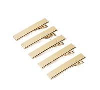 50pcs Metal Hair Alligator Clips Basic Gold Color Clip For DIY Jewelry Pins For Women Style Tools Accessories(Gold Color 3.5cm)