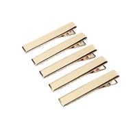 50pcs Metal Hair Alligator Clips Basic Gold Color Clip For DIY Jewelry Pins For Women Style Tools Accessories(Gold Color 4.5cm)