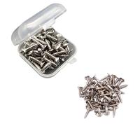 50pcs Metal Pick Guard Scratch Plate Vis De Guitare Électrique Bass Pickguard Vis De Quincaillerie Pièces Matérielles Faciles À Utiliser