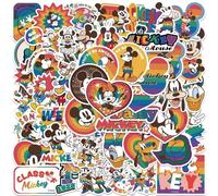 50Pcs Mignon Dessin Animé Disney Mickey Mouse Autocollants Kawaii Donald Canard Minnie Dessin Animé Graffiti Autocollant Bricolage Diray Enfant Jouet Décalcomanie.Dsn-026-50Pcs.