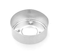 50pcs Mini Bocaux De Bougie Rondes en Aluminium De Thé en Aluminium DIY Tearchers De Tealight Home Décorations À La Maison Bougies Bougies Pans Conteneurs