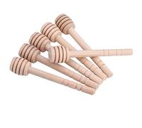 50pcs Mini Cuillères à Miel en Bois Portable Bâton Miel Batonnet Miel pour Distributeur et Collecte Confiture de Miel Portable Facile à Nettoyer Pratique pour Maison Fête (10 cm)