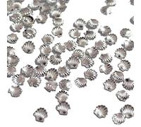 50pcs mini perles en coquille de métal pour les femmes nail art décoration bricolage beauté artisanat - argent 3mm nouvelle sortieAttrayant