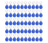 50pcs NFC Smart Key Tag Card,Porte-clés RFID, IC ID Card Tag Token Key Chain Keyfob, EM4100 Tag Token Home Security Parts Door Access 125KHz pour contrôle d'accès ascenseurs parkings(ID)
