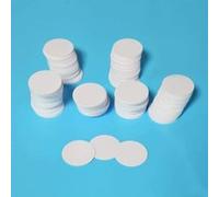 50pcs Ntag215 NFC Tag NFC Blanc PVC Tags 35mm (1.38in) Diamètre Carte Ronde,Mémoire de 504 Octets, Compatibles avec Amiibo Blanc G