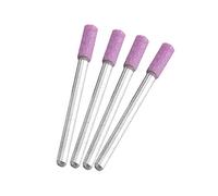 50Pcs Outils De Tige D'Affûtage De Meule Avec Tête De Pierre Abrasive De 4 Mm En Alliage, Meule Sur Tige, Meule Affutage Taille Haie