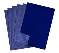 50Pcs Papier Carbone,Graphite Transfert Papier,Papier Calque,Papier de Copie Carbone Réutilisable,Calque Graphite A4,Pour Papier, Bois, Toile, Céramique, Métal et Loisirs Créatifs,21x29.7cm (Bleu)