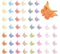 50pcs Pinces À Cheveux Papillon, Mini Pinces À Cheveux Papillon Pour Filles Pinces À Cheveux Papillon Petites Pinces À Cheveux Papillon Pinces À Cheveux Mignonnes Pour Femmes Et Filles (Multicolore)