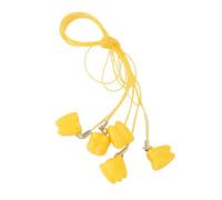50pcs Plastique Babe Dentaire Boîte au Lait Boîtier de Stockage de Dents pour la Maison et Voyager avec des Matériaux de qualité Alimentaire Premium Design Léger (YELLOW)