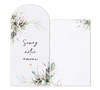 50Pcs Pochette Graine à Semer Sachet Cadeau Invité Mariage Baptême Baby Shower Fête Décoration Fiançailles (Semez notre amour)