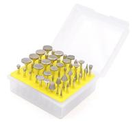 50Pcs Pointes Diamantées Fraises Rotatives / 3mm Forets pour Dremel/Accessoires pour Outils