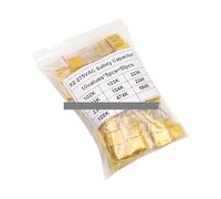 50pcs Polypropylene Film X2 Capacitor Assorted Kit 275VAC 10Values*5pcs 1NF - 1UF AUOQKQUT