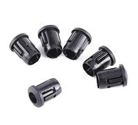 50pcs porte-diode lampe en plastique ampoule clip lunette montage panneau d'affichage lumière LED supports de montage support, noir(5mm)