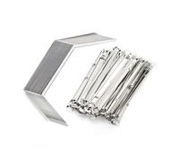 50PCS Prong Paper Fastener, Relieur à Lamelle, relieur de document, 350 Sheets Capacity 80mm Hole Pitch File Fasteners Paper File Folder Accessories for Home Work