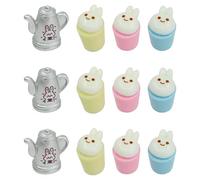 50pcs Résine Mini Alimentaire Ornament Gâteau Artisanat Accessoires Slime Charms Ensemble Mixed DIY Miniature Scène Layout Micro Décoration de la Maison