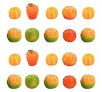 50pcs Résine Mini Fruit Snacks Slime Charms Set mélangé Accessoires artisanat bricolage miniature mise en page de scène micro décoration maison