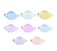 50pcs Résine Mini Ornament Animaux Plantes Slime Charms Ensemble mélangé Artisanat Accessoires bricolage miniature mise en page de scène Micro Décoration de la maison