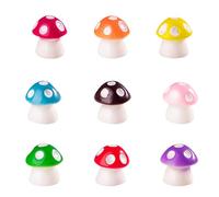 50pcs Résine Mini Ornament Animaux Plantes Slime Charms Ensemble mélangé Artisanat Accessoires bricolage miniature mise en page de scène Micro Décoration de la maison
