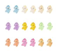 50pcs Résine Mini Ornament Animaux Plantes Slime Charms Ensemble mélangé Artisanat Accessoires bricolage miniature mise en page de scène Micro Décoration de la maison