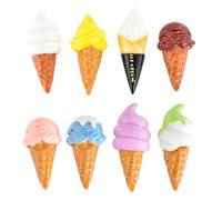 50pcs Résine Mini Ornament Candy Snack Slime Charms Ensemble mélangé Artisanat Accessoires bricolage miniature mise en page de scène Micro décoration de la maison