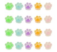 50pcs Résine Mini Ornament Candy Snack Slime Charms Ensemble mélangé Artisanat Accessoires bricolage miniature mise en page de scène Micro décoration de la maison