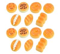 50pcs Résine Mini Ornament Dining Plate Flowerpot Slime Charms Mixed Set Artisanat Accessoires DIY Miniature Scène Layout Micro Décoration de la Maison
