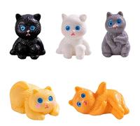 50pcs Résine Mini Ornament Petits Animaux Slime Charms Ensemble Mixed Artisanat Accessoires DIY Miniature Scène Layout Micro Décoration de la Maison