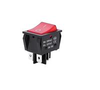 50PCS,Rocker Power Button Switches,High Current,ON/OFF,Special for Eelding Machine,KCD4,Sterling Silver Point,30/35A 250/125V AC NWPNLXEA(2position 4PIN Red,16A)