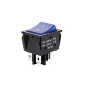 50PCS,Rocker Power Button Switches,High Current,ON/OFF,Special for Eelding Machine,KCD4,Sterling Silver Point,30/35A 250/125V AC NWPNLXEA(2position 4PIN Blue,16A)