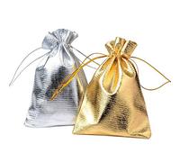 50pcs / Sac 7x9cm 9x12cm 10x15cm Bijoux réglable Emballage Argent/Or Couleurs Cordon de Cordon de Cordon de Velours, Sacs de Cadeaux de Mariage et sachets YC0222 (Color : Mixed, Size : 10x15cm)