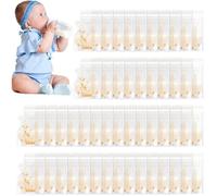 50PCS Sac Congelation Lait Maternel,250ml Conservation Lait Maternel Pré-stérilisés,Sachet Lait Maternel Double Glissière Sécurité