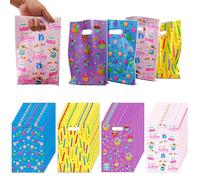 50pcs Sachets Anniversaire Garcon et Filles, Sac Cadeau D'anniversaire avec Poignée pour Les Enfants, 25 x 16.5 cm pour les Anniversaires, les Fêtes de Bébé ou les Célébrations au Bureau