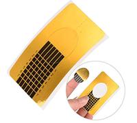 50pcs / set nail art pointe acrylique UV gel extension guide forme autocollant accessoire manucure accessoire