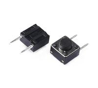 50PCS Side 2Pins Push Button Switch Panel Momentary Tactile Tact Switch DIP 2pin 6x6x4.3/5/6/7/8 MM 6 * 6 * 4.3MM(6x6x7mm)