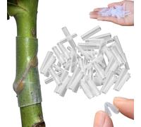 50PCS Silicone Grafting Sleeves for Fruit Trees, Tool-Free, Flexible Silicone Material, Tree Trunk Protective Wrapping Sleeve, for Plant Grafting, Branches (50PCS)