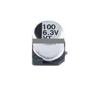 50pcs SMD Electrolytic Capacitor Aluminum 6.3V 10V 16V 25V 35V 50V 63V 100V 400V 1UF 4.7UF 10UF 47UF 100UF 470UF 680UF 1000UF AUOQKQUT(63V 10UF)