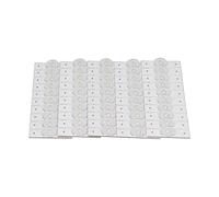 50Pcs SMD Lampe Perle avec Lentille Optique Filtre en Fiber De Verre Conseil 6V LED Lumière Bande Pièces Universel LCD TV Rétro Éclairage De Réparation