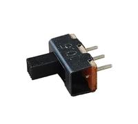 50PCS SS12F17 Slide Switch Black High Temperature Resistance 3Pin 2Files SS12F17G3-G5 Handle 3-5mm Toggle (1P2T) On-Off DIP(K028c005-G5)