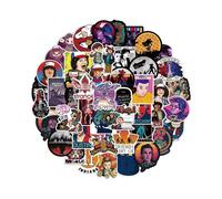 50Pcs Stranger Things Vinyls Laptop Sticker Waterproof Stickers Luggage Skateboard Water Bottle Stickers Decal for Bicycle