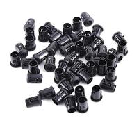 50Pcs Support de Diode LED 5mm Douilles Lampe Ample LED Cunéiforme en Plastique pour LED Support de Diode de Douille de Lampe LED Support de Clip (5mm)