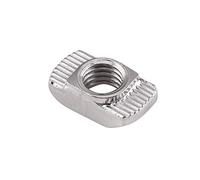 50Pcs T-slot pour le Profil en Aluminium, Attache en Acier au Carbone Zinguée pour Écrou de Tête de Marteau(EU30-M4*15.5 * 8)