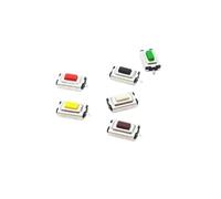 50pcs Tact Switch Touch 3x6x2.5 SMD For MP3 MP4 Tablet PC Button Bluetooth Headset Remote Control NWPNLXEA(80PCS Mixed color)