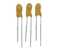 50pcs Tantalum capacitor 1uF 50V 105 50V1uF DIP Radial AUOQKQUT
