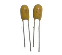 50pcs Tantalum capacitor 2.2uF 35V 225 35V2.2uF DIP Radial AUOQKQUT