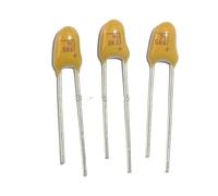 50pcs Tantalum capacitor 3.3uF 16V 16V3.3uF DIP Radial AUOQKQUT