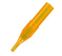 50pcs Tattoo jetable Astuce Buse, RT BoxedTattoo d'étanchéité Bout Rond Tubes, tatouage machine-or (3RT)